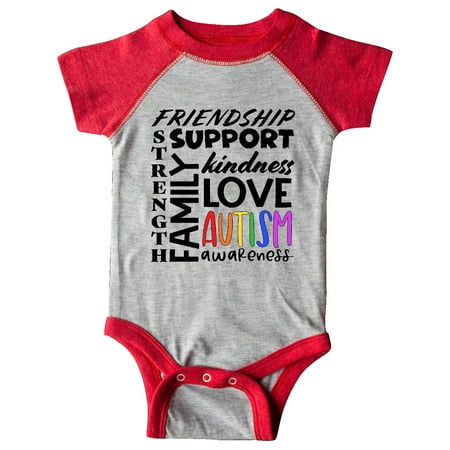 

Inktastic Autism Awareness Love Friendship Support Gift Baby Boy or Baby Girl Bodysuit