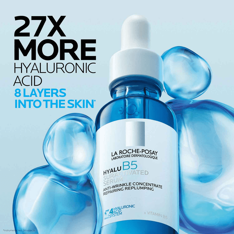 La Roche-Posay Hyalu B5 Hyaluronic Acid Serum, 1.0 fl oz - Walmart.com
