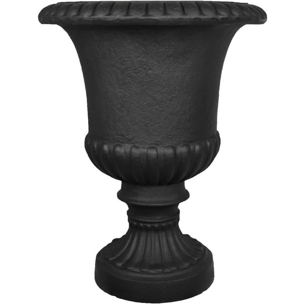 HANTU Urn Planter Large, 22inch, Black