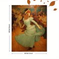 thumbnail image 3 of Vintage Dancer Canvas Wall Art Print, Bar Club Hotel Lobby French Cafe Ballroom Decor, 3 of 8