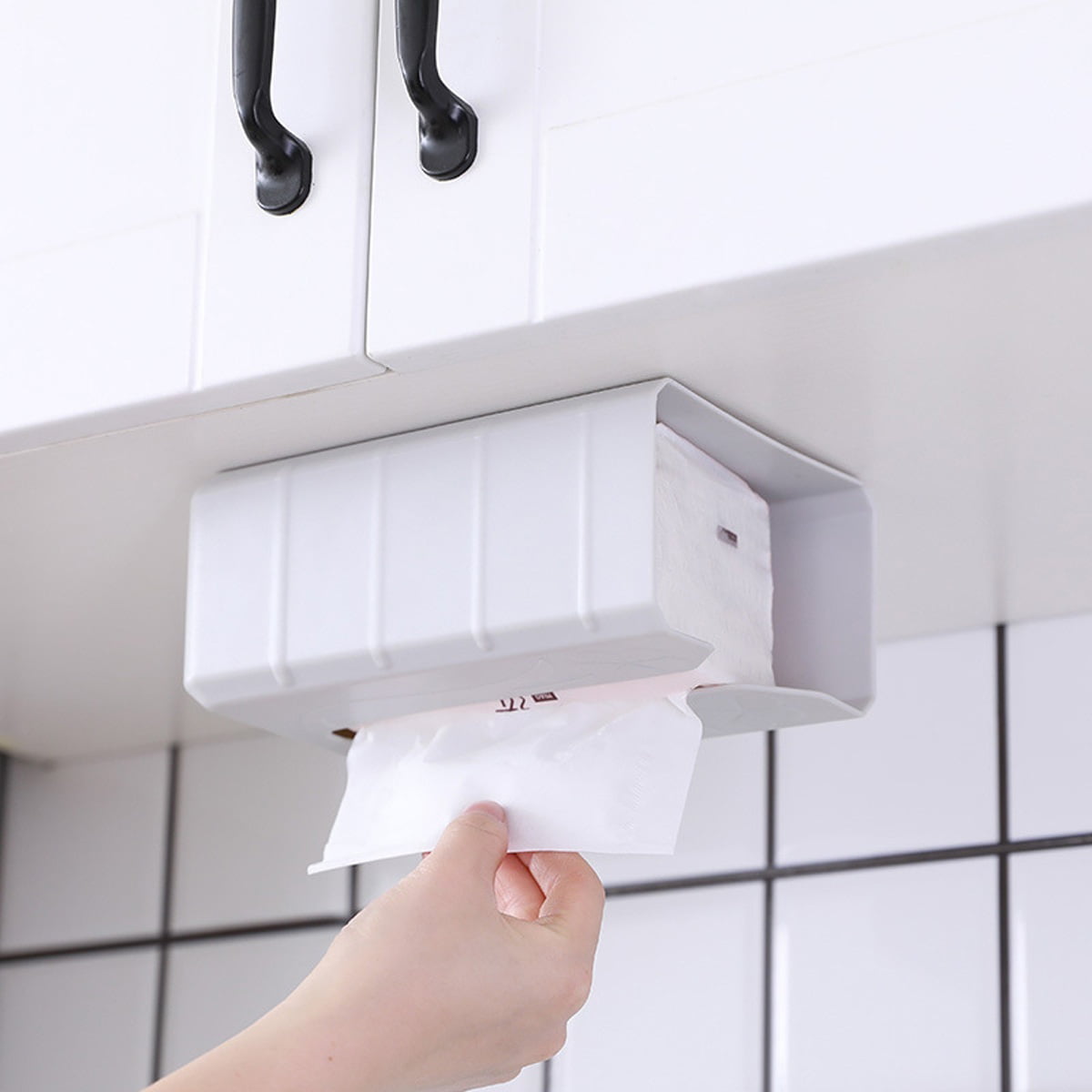 Toilet tissue box waterproof drilling paper holder 
