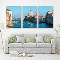 thumbnail image 2 of IDEA4WALL 3 Piece Framed Canvas Wall Art for Living Room, Bedroom Italy City Landscape Canvas Prints for Modern Home Decoration Ready to Hang, 2 of 4