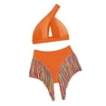 thumbnail image 2 of Conjunto de bikini para mujer, moderno, con copa acolchada, ideal para playa y piscina. L, 2 of 9