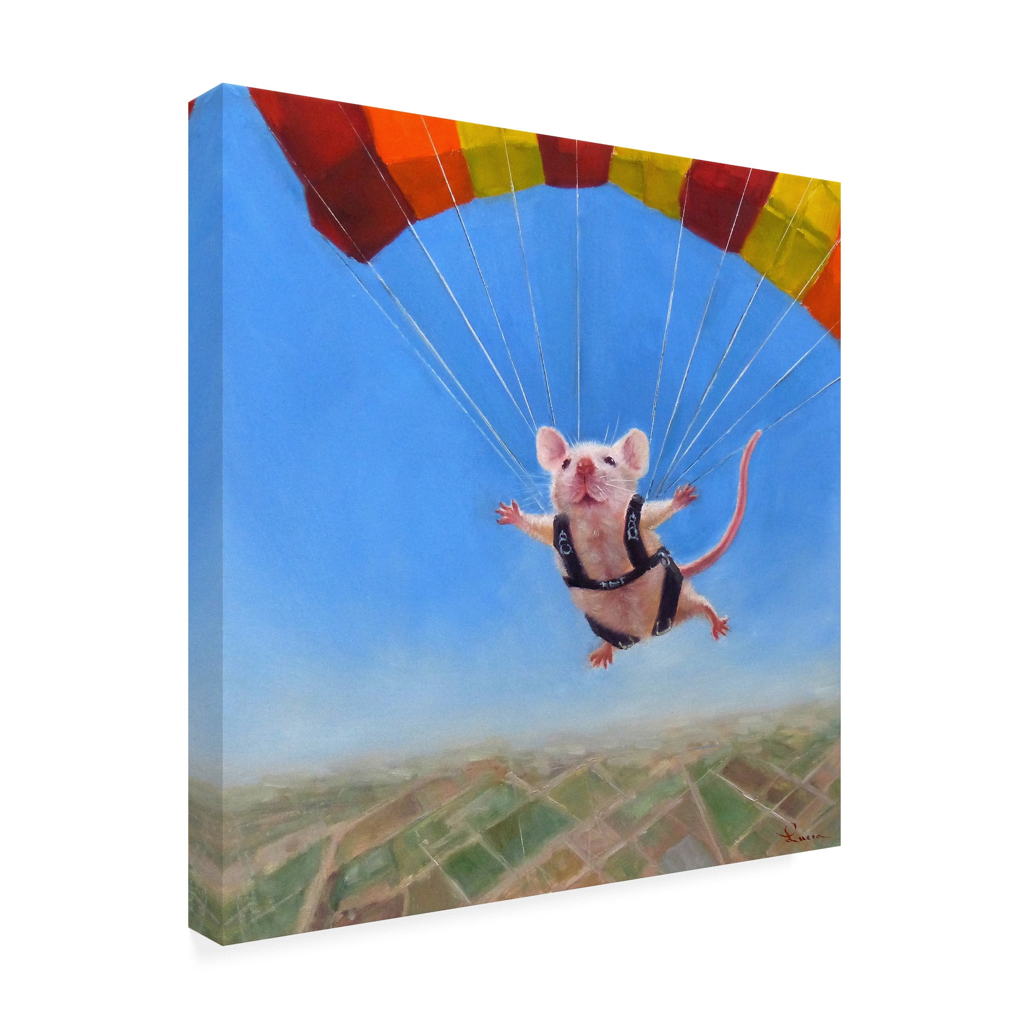 Trademark Fine Art 'Geranimo' Canvas Art by Lucia Hefferna