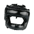 thumbnail image 2 of Casco de Boxeo DYNWAVEMX Escudo Facial Artes Marciales Ventiladas Equipo de Cabeza de Kickboxing Ligero Muay Thai Headgear San Negro, 2 of 8