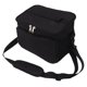 thumbnail image 5 of Bolsa térmica para almuerzo, impermeable, de gran capacidad, portátil, para acampar al aire libre y viajar, color negro, 5 of 14