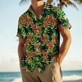 thumbnail image 6 of Ankishi Men's Hawaiian Shirts Button up Short Sleeve Vacation Shirts Summer Casual Beach Tops for Vacation Party, 6 of 8