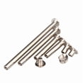 thumbnail image 2 of 100 UNIDS M5 BUTTING RESORTE TORNILLO NIBLADO MAJO HOMBRE FEMENINO FEMENINO BUSQUETE TORNILLO POSTER SNAP RIVET LIBRES BUGS ÁLBUM DE ABAJO DE LA PUTA, 2 of 6