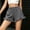 Dark Gray, variant on Running Shorts Womens Boxer Shorts Athletic Fashionable Relaxed Short Pants Army Green Size S