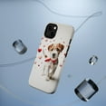 thumbnail image 5 of DistinctInk Tough Case for Apple iPhone 13 MINI (5.4" Screen), Compatible with MagSafe Charging - Valentine's Day Parson Russell Terrier Puppy, 5 of 6
