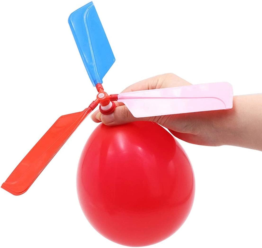 Kids Balloon Helicopter Flying Toy Boys Girl Xmas Gift Birthday Party Bag Filler 