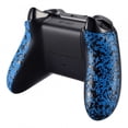 thumbnail image 5 of eXtremeRate Textured Blue Back Panels, Comfortable Non-Slip Side Rails, 3D Splashing Handles, Game Improvement Replacement Parts for Microsoft Xbox One X & One S Controller, 5 of 7