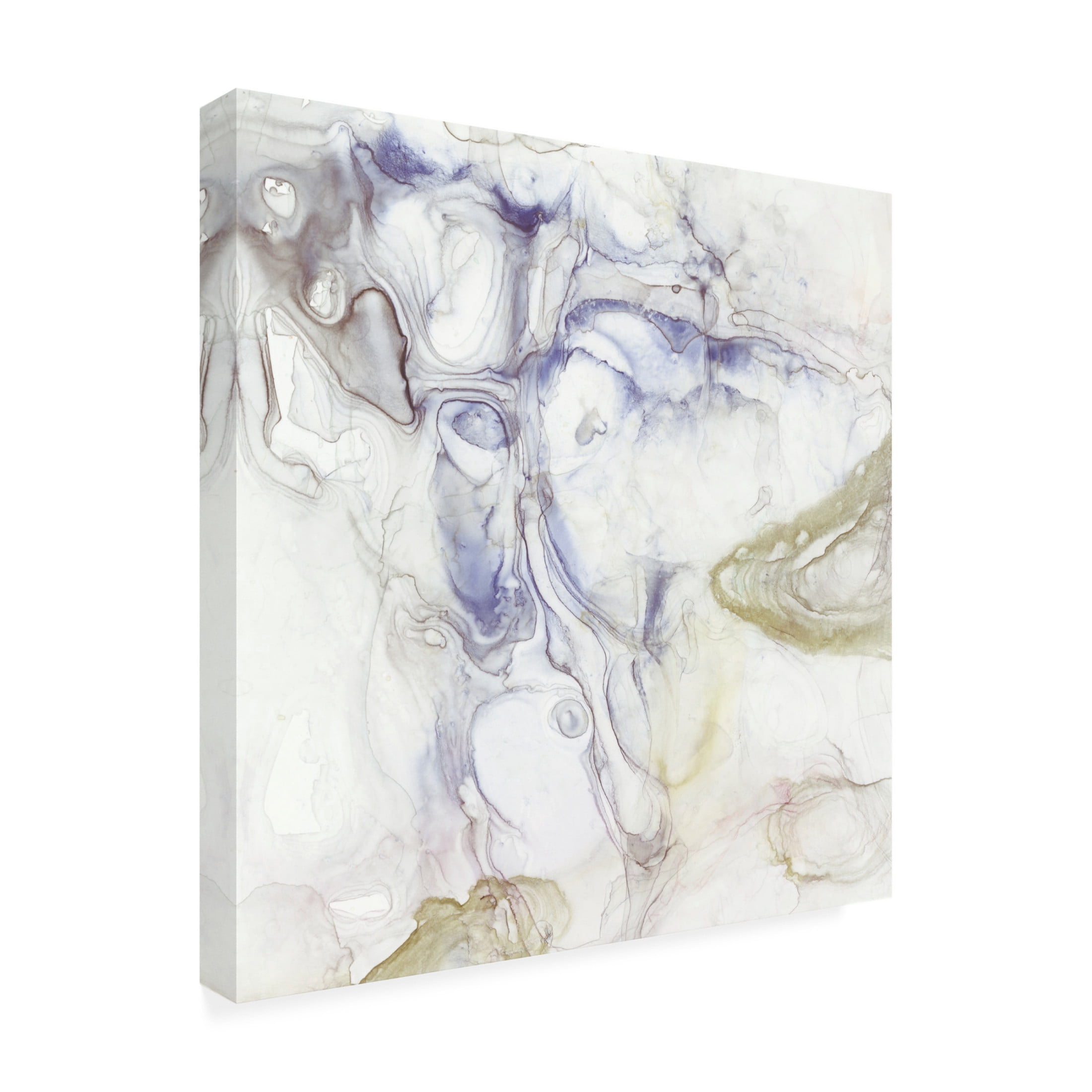 Canvas Wall Art - Victoria Borges 'Sedimentary II' Wall Art for Living Room, Bedroom, or Office Décor by Trademark Fine Art - 18 x 18 Inches