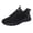 Black, variant on Running Tennis Shoes for Men Lightweight Breathable Mesh Lace up Driving Golf Nursing Work Sneakers