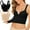 Black#1, variant on Sports Bras for Women Solid 2 Pack Workout Fitness Camisole Plunge V Neck Lightweight Everyday Bra Seamless Wirefree Crop Tops