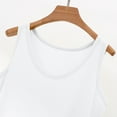 thumbnail image 4 of Kaemgyyd Womens Sleeveless Tank Tops Scoop Neck Cotton Linen Summer Tops Solid Color Comfortable Base Layer Pajama Shirt, 4 of 6