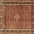 thumbnail image 1 of Ahgly Company Indoor Square Persian Brown Traditional Area Rugs, 3' Square, 1 of 4
