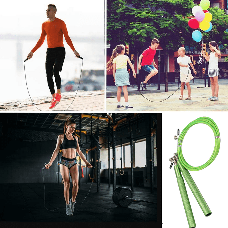 Speed Jump Rope for Fitness Skipping Rope for Women Men Exercise with Adjustable Length Jumping Rope and Alloy Handles Suitable for Workout Boxing Home Gym Walmart