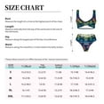 thumbnail image 6 of Daiia Retro Bright Pineapple Women's Bikini Set Two Piece Swimsuit High Waisted Bikini Adjustable Straps Bikini Perfect for Beach, Pool, and Summer Vacation-Large, 6 of 9