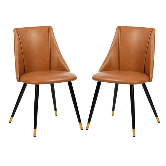 Homy Casa Side Chair Dining Chairs Set of 2 for Kitchen, Congnac