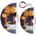 thumbnail image 3 of FMSHPON Halloween Happy Halloween PumpkinsCandies Xmas Christmas Tree Skirt Stand Mat for Holiday Party Decoration Indoor Outdoor 48 inches, 3 of 6