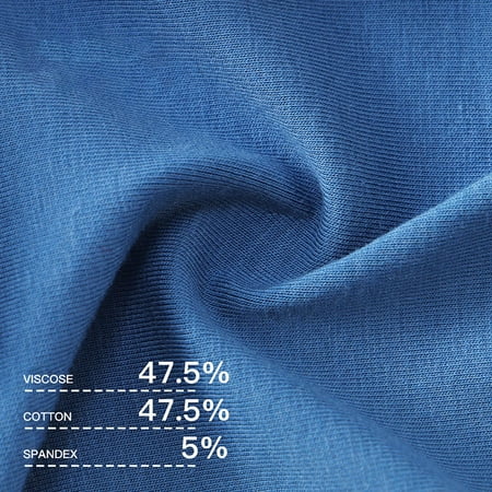 

eczipvz Mens Boxer Briefs Men s Boxer Briefs No-ride Up Man Boxer Comfortable Breathable Bamboo Viscose Underwear for Men Blue