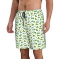 thumbnail image 2 of Kdxio Frogs Jumping Pattern Mens Casual Shorts - Drawstring Summer Beach Sports Shorts for Men, 2 of 5