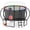 Black, variant on LHX Trampoline 14FT Outdoor Trampolines for Kids and Adults with Enclosure Net, Basketball Hoop, 1400LBS Loading Backyard Pumpkin Trampoline with Lights, Sprinkler, Heavy Duty