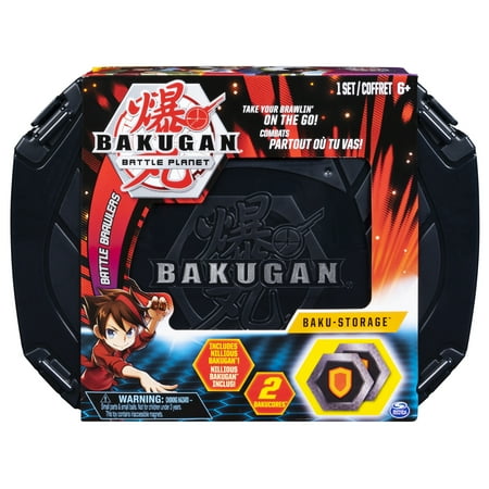 Bakugan Gear Toys Bakugan, Baku-storage Case (Black) for Bakugan Collectible Action Figures, for Ages 6 and Up ()
