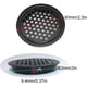 thumbnail image 3 of Rejilla de Ventilación de Acero Inoxidable de 6 Piezas, Rejilla de Ventilación del Gabinete Rejilla de Ventilación Redonda de 60 Mm Se Puede Usar en Garaje, Baño, Dormitorio, 3 of 5