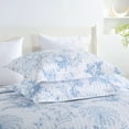thumbnail image 5 of 3 Piece Printed Floral Quilt Set Lightweight Bedspread Set BY321, 5 of 9