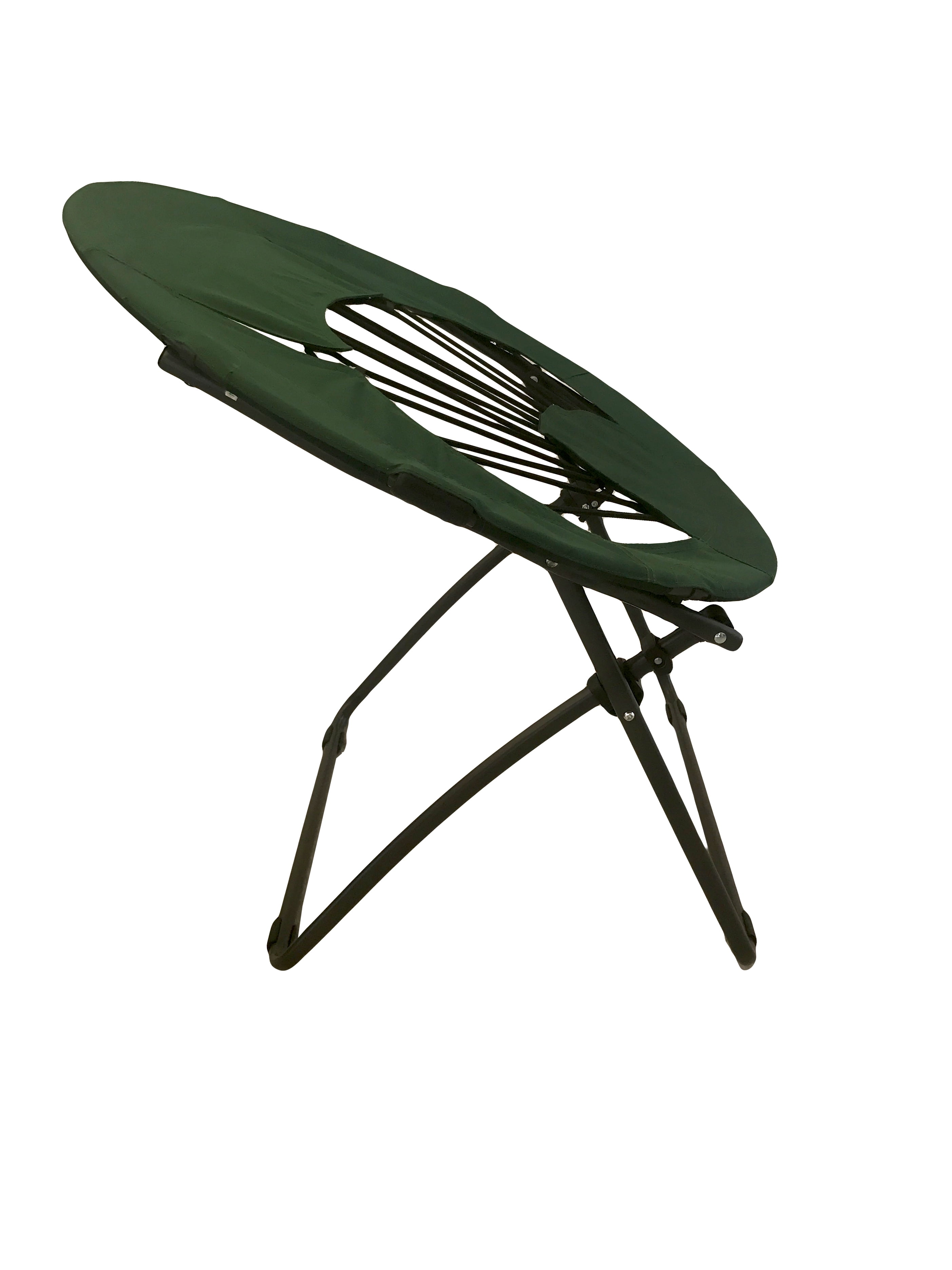 Impact Canopy Bungee Chair Folding Round Steel Frame, Forest Green  eBay