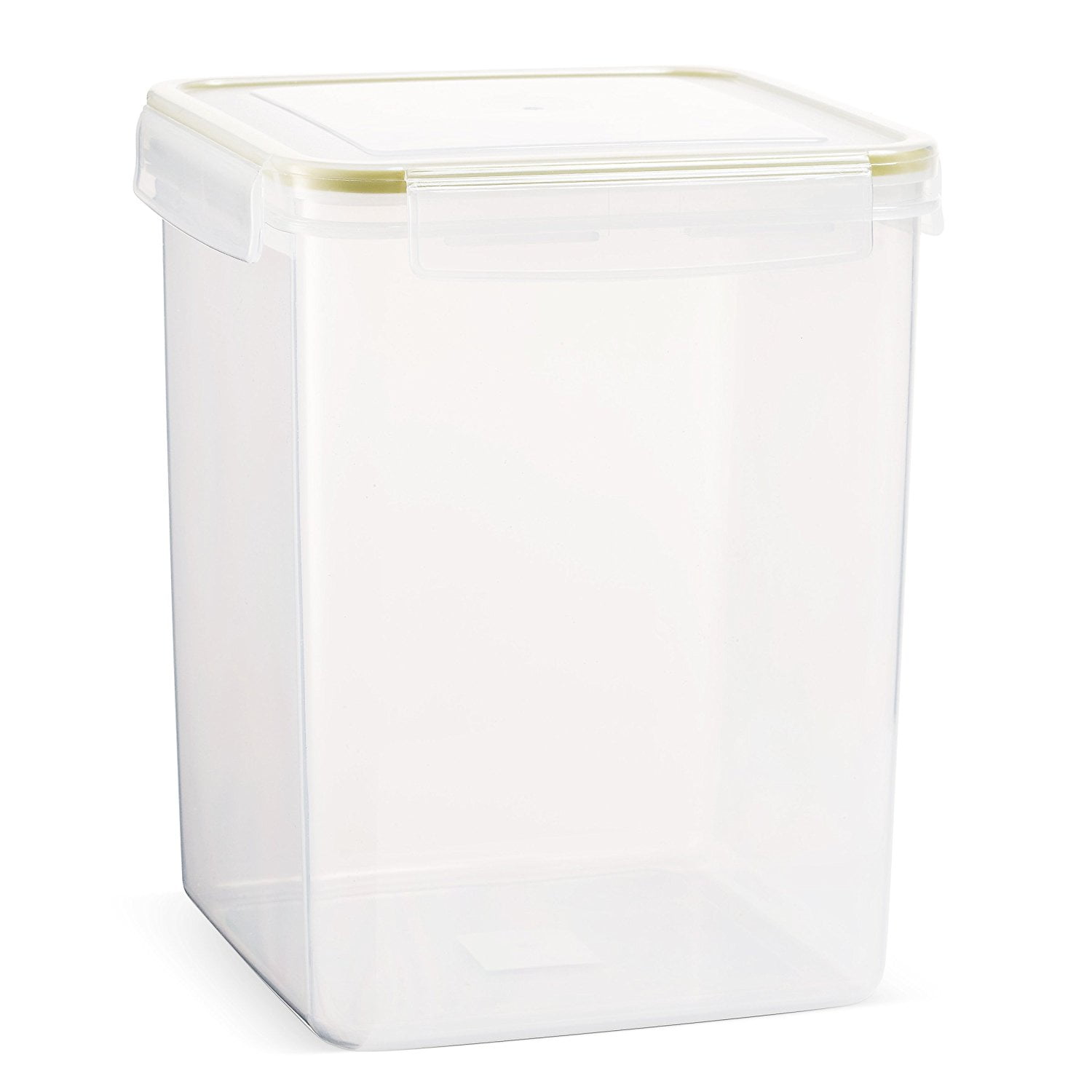 Komax Biokips Tall Large Square Food Storage Sugar Flour Chip Container 175oz Set Of 2 Airtight Leakproof With Locking Lids Bpa Free