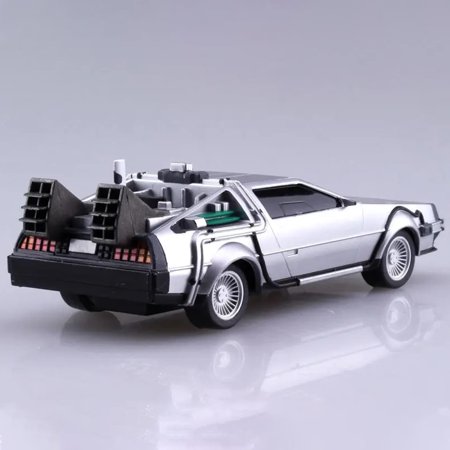 青島文化教材社 ムービーメカシリーズ No.12 バック・トゥ・ザ・フューチャー プルバック Part.2 タイムマシン 1/43スケール プラモデル