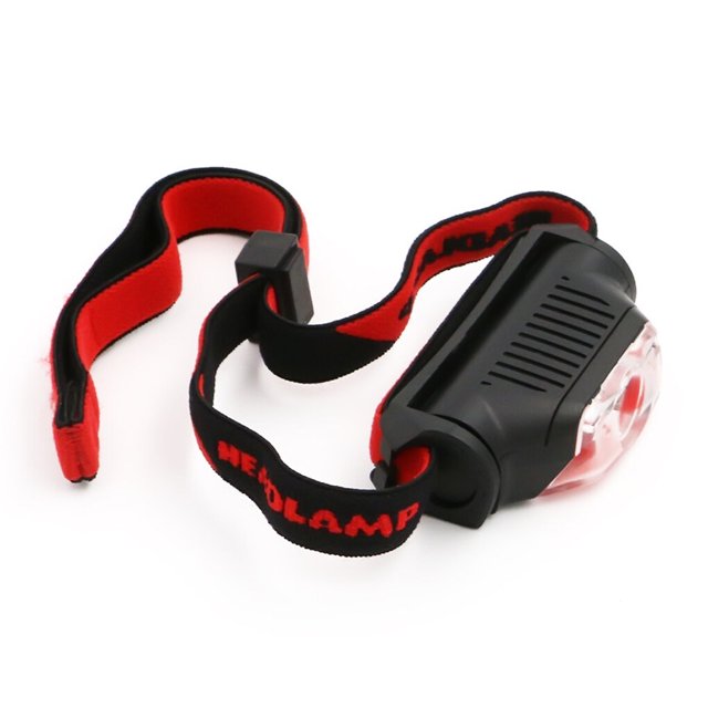 Soidarity Linterna frontal LED Mini lámpara de cabeza IPX5 impermeable ajustable luces alimentadas por linterna doméstica suministros Ropa Deportiva, Zapatos