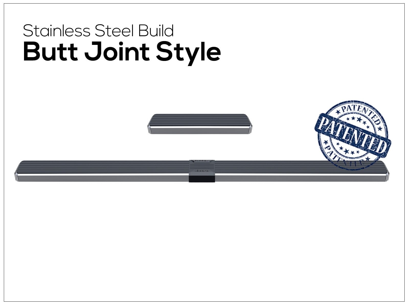 APS Running Boards 5in Silver Compatible with Ram ProMaster 2014-2026 Full Size Van 136 inches 159 inches Wheelbase 3-Door 304 Stainless Steel (Nerf Bars Side Steps Side Bars)