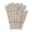 Taupe, variant on CTM Knit Color Block Touchscreen Compatible Winter Gloves (Women)