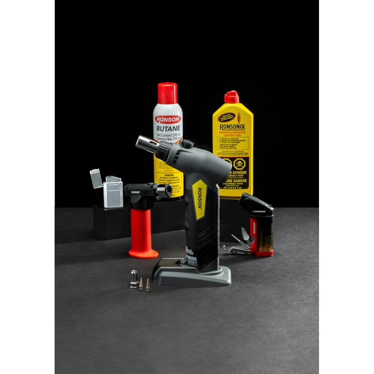 Ronson Multi Fill Ultra Butane Fuel 5.82 oz. can with Refill Tips Refillable Walmart