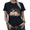 Black, variant on Watercolor Sleeping Easter Bunny Floral Graphic Tees Women's Spring Cottagecore Tshirt Tops S-5XL