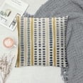 thumbnail image 2 of Nawypu  Blue Yellow Pillow Covers Gray Grey Dot Print Striped Decorative Throw Pillows Outdoor Boho Rustic Pillowcase Farmhouse Cushion Case Decor for Home Sofa Couch Bed, 2 of 5