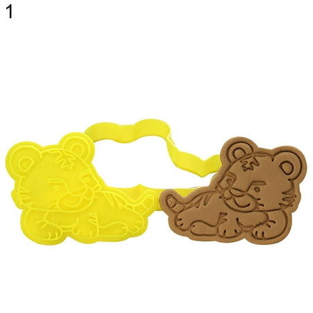 

Yoone Forest Animals Cartoon Biscuit Mold Pressing Type Household Cookie Baking Tool