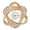 B, variant on Scarf Ring Clip for Women Rhinestone Flower Belt Scarf Slide Buckle Metal Floral Shawl Brooch Ties Clips for Dress Shirts Clothing Accessories
