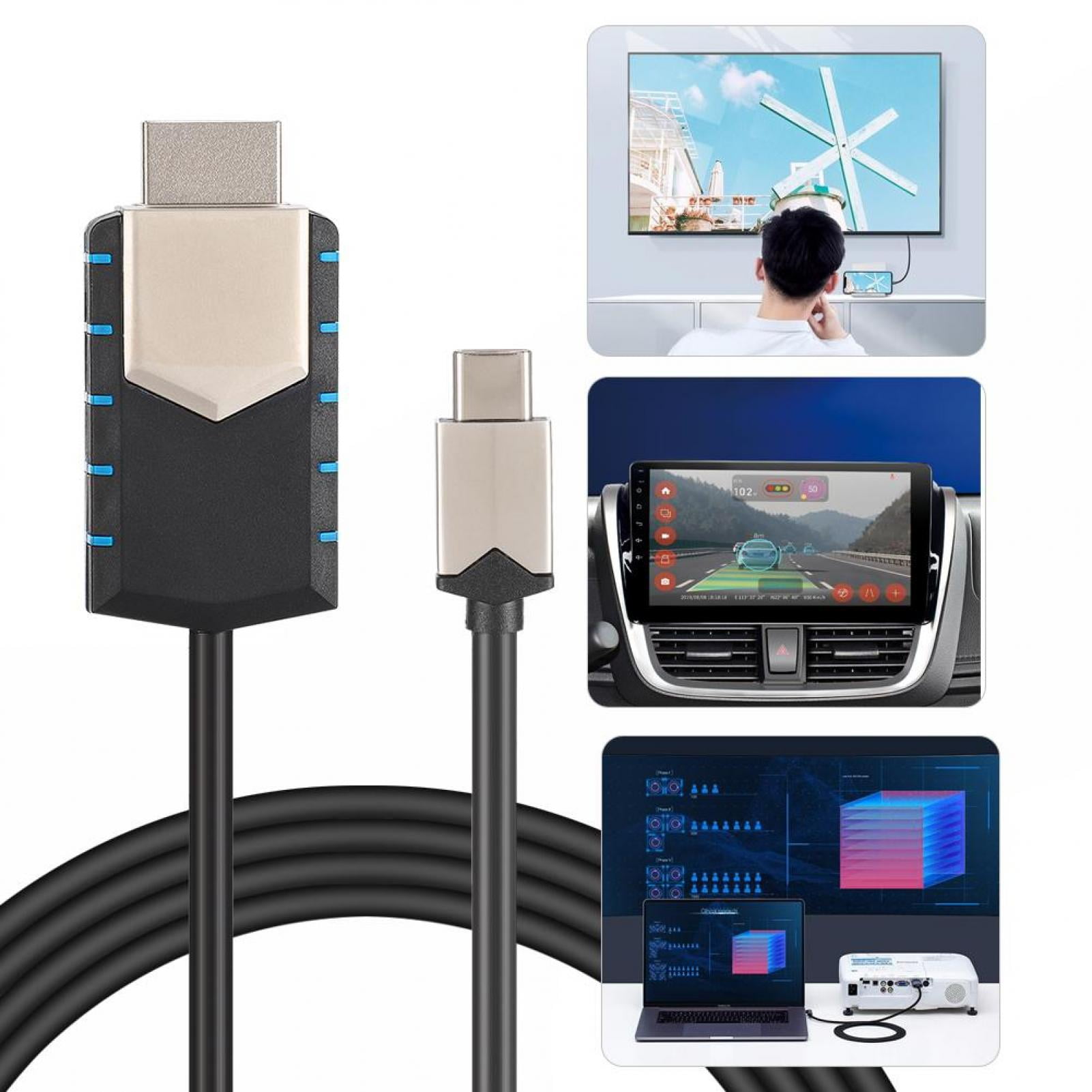 Type-C Higher Hardness Conversion Line Durable Delicate Hand-Feeling Plug-and-Play Adapter Cable Zinc Alloy Material Beautiful for PC Phone Type-C Higher Hardness Conversion Line Durable Delicate Hand-Feeling Plug-and-Play Adapter Cable Zinc Alloy Material Beautiful for PC Phone