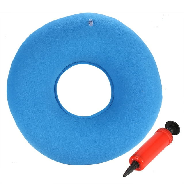 Cojín de silla redondo Sincero inflable para soporte de cadera y alivio de hemorroides con bomba