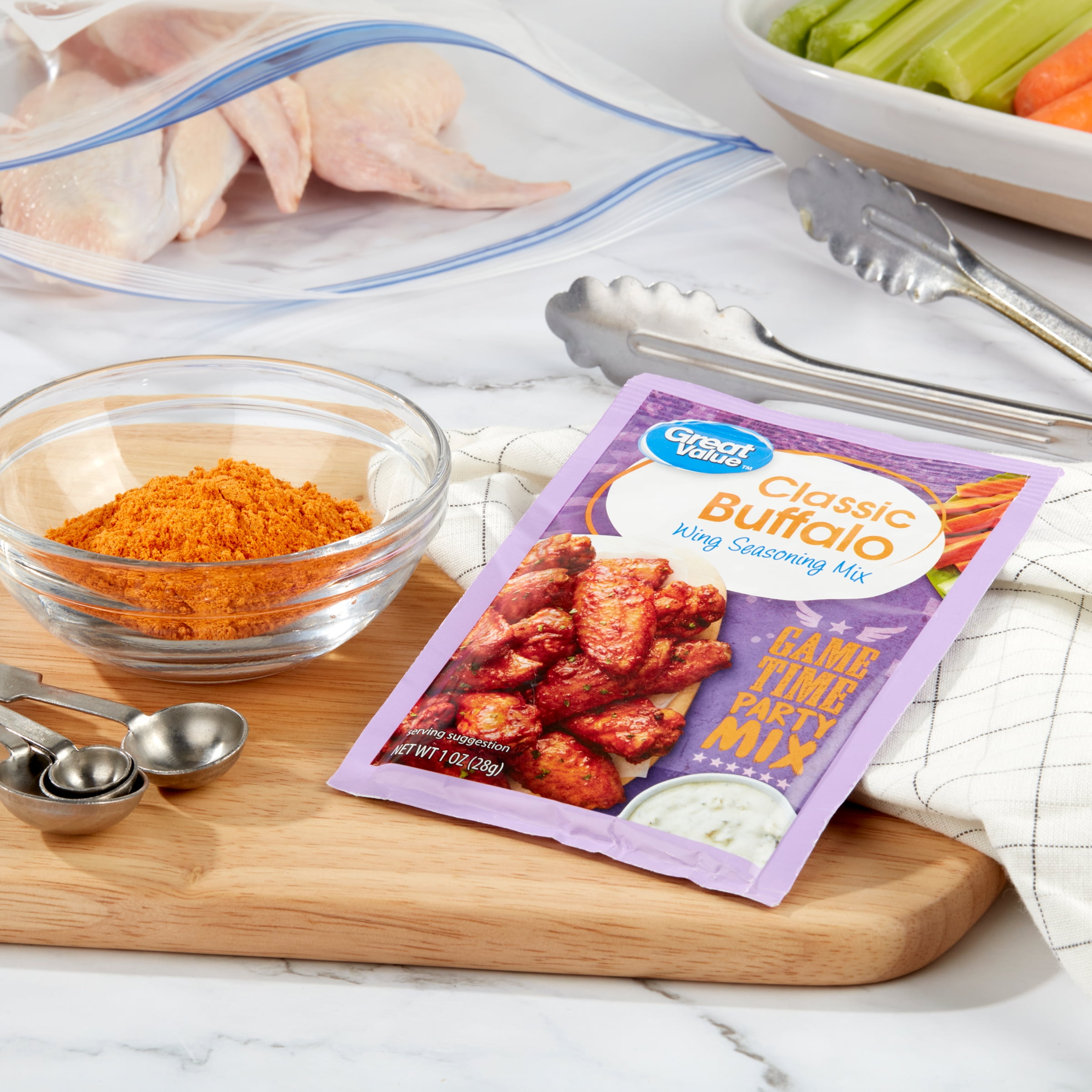 Great Value Classic Buffalo Wing Seasoning Mix, 1 oz