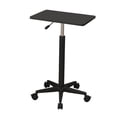 thumbnail image 1 of Luzkey Overbed Table, Movable Bedside Table Computer Desk Study Desk Standing Laptop Desk Adjustable Height for Kids Bedroom Nursery Black 85 to 107cm, 1 of 8