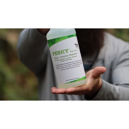 PESKY® Indoor / Outdoor Bug Stay Away Spray - helps to keep everything from spiders  mosquitos  no see ums  ants  snakes and more away from an area