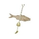 thumbnail image 4 of Adorno decorativo de de madera antiguo, escultura colgante de , regalo rústico de madera con temática náutica para el hogar, colgante de pared L, 4 of 8