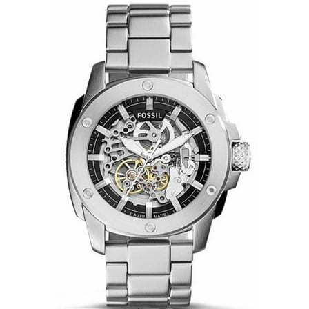Fossil Men's ME3081 Silver Stainless-Steel Automatic Dress Watch