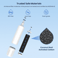thumbnail image 5 of GLACIER FRESH Replacement Water Filter for Sub-Zero 4204490, 4290510, 1 Pack, 5 of 9